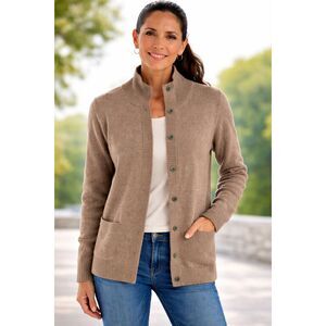 Peruvian Connection 100% Royal Alpaca Button-Front Cardigan Sweater
